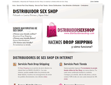 Tablet Screenshot of distribuidorsexshop.com